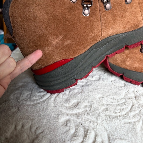 Danner 600 Mountain Hiking Boots 4.5" Women 9.5 Brown Red Waterproof NWOB READ - Picture 13 of 16